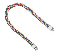 Gatuida Corde en Coton pour Perroquet à Mâcher Solide Corde en Acier Inoxydable, Facile à Installer Toute Cage pour Équilibre et Coordination la Maison