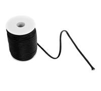 Gatuida Corde Remplaçable pour Échelle Extensible 31 M Noire 9 Brins en Paracorde Haute Résistance Rouleau D’Extension Pratique pour Échelle Coulissante Accessoires Solide pour Travaux