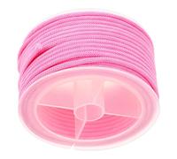 Gatuida Cordon Bracelet Rose pour Fabrication Bijoux Fil Résistant et Précis pour Perles Cordon Collier DIY Macramé Corde Tressée Polyvalente pour Bracelets et Décorations