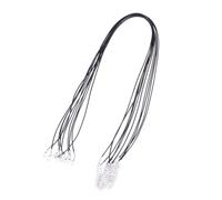 Gatuida Cordon de Collier Ciré Noir 10Pcs 60Cm Similicuir Fermoir et Chaîne Ajustable pour Création de Bijoux Bracelets Pendentifs Accessoires