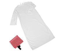 Gatuida Costume Homme Musulman Style Moyen-orient avec Tunique Blanche et Foulard Rouge Ajustable Tenue Islamique Prince de Dubaï pour Fête Cosplay et Spectacle