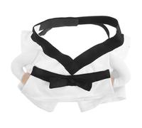 Gatuida Costume pour Chiot Tenue Arts Martiaux pour Chiens et Chats Déguisement Ninja Drôle et Créatif pour Fêtes Cosplay et Halloween Vêtements Résistants et Faciles à Enfiler