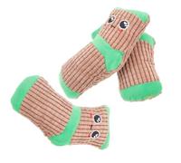 Gatuida Couineur Stimule 3 Pièces pour Chien Forme Chaussette en Peluche Résistant aux Morsures, pour Jouer et Distraire Chiot
