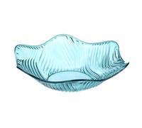 Gatuida Coupe Fruits en Plastique Cristal Grand Modèle pour Maison | Ps, Forme Fleur Ondulée, pour Servir Fruits, Biscuits, Style Élégant Créatif