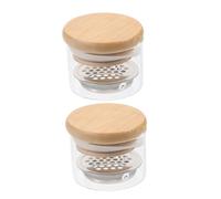 Gatuida Coupelles à Ongles En Verre Remplaçable 2 Pièces Couvercle 55 Ml, Bol à Clous Transparent, Outil Nail Art Pour Professionnels Et Débutants En Manucure