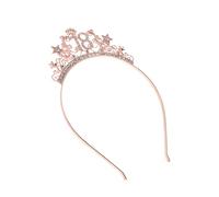 Gatuida Couronne Anniversaire Ans Alliage avec Cristaux Serre-tête Princesse Élégant pour Fête Adulte Décoration Cheveux Féminine et Symbole Passage à Âge Adulte