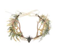 Gatuida Couronne de fée en bois de cerf - Coiffe de costume Renaissance pour femme, diadème elfique en corne de cerf, accessoire photo cosplay pour festival, diadème de déesse féerique