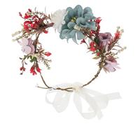 Gatuida Couronne de Fleurs avec Rubans Ajustable pour Mariage et Cérémonie Serre-tête Floral Chic pour Femme et Fille Accessoire Cheveux Bohème Élégant