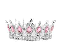 Gatuida Couronne de mariage baroque rétro en strass, diadème en cristal, accessoire pour cheveux de mariée, princesse, anniversaire, mascarade, fête