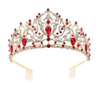 Gatuida Couronne de Mariage Strass pour Femme Diadème Élégant Accessoire Cheveux pour Mariée et Anniversaire Serre-tête Bridal Headband Rhinestone Couronne Mariage et