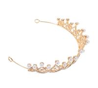 Gatuida Couronne de Mariée Cristal et Pierre Accessoire de Tête Rétro pour Femme Diadème Baroque pour Mariage