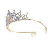 Gatuida Couronne de Princesse avec Cristaux Accessoire de Coiffure pour Filles Mariages Anniversaires et Occasions Spéciales