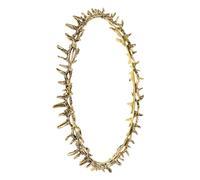 Gatuida Couronne de Roi Légère pour Filles Accessoire Coiffure Médiéval Couronne à Épines Coiffe Renaissance Ornement de Fête