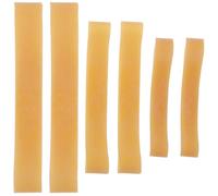 Gatuida Courroies de Moule de Reliure et pour Maintenir la Forme Élastiques Épais et Résistants 6pcs en Caoutchouc Jaune Adaptées aux Projets DIY Moules en Bois ou Plâtre