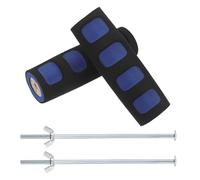 Gatuida Coussinet Rembourrage Antidérapant pour Béquilles Aisselles, Mousse Ergonomique à Âme Bois, 1 Paire Confortable pour Soutien Pression, Accessoire Mobilité Santé