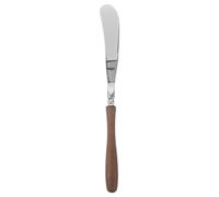 Gatuida Couteau de table en acier inoxydable avec manche en bois, tartineur | Couteau à tartiner réutilisable pour fromage, confiture, pain grillé, couteau de table pour les repas familiaux, steak et