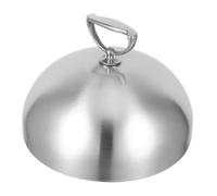 Gatuida Couvercle Acier Inoxydable pour Steak Cloche Hémisphérique Épaisse Isolante pour Cuisson et Service Fromage Adaptée Banquets et Repas Familiaux
