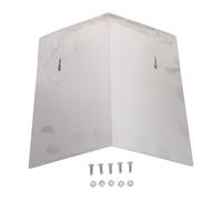 Gatuida Couvercle de Caméra Extérieure Étanche en Acier Inoxydable Argenté, Protection Anti-Pluie pour Caméras Dôme, pour Écoles et Rues