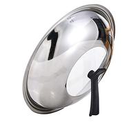 Gatuida Couvercle De Casserole En Acier Inoxydable 30 Cm Couvercle De Wok Visible En Verre Trempé Trou D’aération Design Anti-débordement Cuisine Familiale Pratique Et Sûr