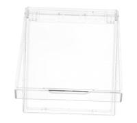 Gatuida Couvercle Étanche Ultra-Mince pour Prise Type 86 Boîte de Protection Adhésive Transparente Protège Prise Murale Humidité et Poussière Salle de Bain Cuisine