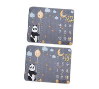 Gatuida Couverture Photo -Né en Flanelle 120X100Cm Ensemble 2 Pièces avec Cadre Marqueur Accessoire Photo Étapes Clés Bébé Doux et Respectueux Peau Séance Bébé