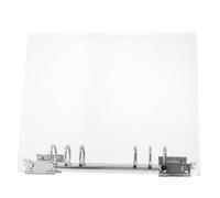 Gatuida Couverture Transparente Acrylique pour Classeur à Anneaux Housse Protectrice Réutilisable pour Carnet Notes Organiseur de Documents et Protection Sécurisée pour Cahier