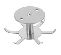 Gatuida Crochet Rotatif à 360° en Acier Inoxydable 304 Porte-Ustensiles Cuisine sous Meuble à Six Griffes Support Suspendu Pratique pour Rangement Organisé des Accessoires Cuisine