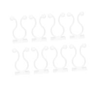 Gatuida Crochets Muraux pour Plantes Grimpantes 200pcs Support Mural Adhésif Plastique Blanc pour Jardin Et Balcon Facile à Utiliser Résistant Et Solide