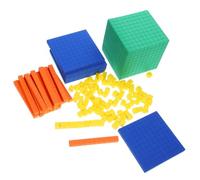 Gatuida Cubes Apprentissage des Mathématiques de Modèle Éducatif pour Garçon Fille Blocs Colorés pour Démonstration Mathématique et Activités Ludiques Maison