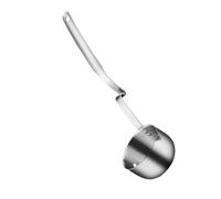 Gatuida Cuillère à Soupe Acier Inoxydable pour Filtrer Huile Écumoire Longue Poignée Anti-brûlure pour Cuisine Maison et Batterie de Cuisine