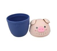 Gatuida Cuillère De Bain Rince-eau Pour Bébé Garçon Et Filles, Design Cochon Bleu, Plastique Renforcé, Doseur Shampoing, Baignade Sécurisée En Salle De Bain, Accessoire Ludique Pour Toilette Bébé,