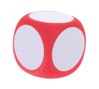 Gatuida Dé à Mousse Grand Format Effaçable à Sec Cube Éducatif pour Salle de Classe Dé Vierge pour Activités DIY et Apprentissage Créatif