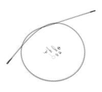 Gatuida Déboucheur de Canalisations à Ressort Flexible 3 M avec 7 Têtes de Coupe en Acier Inoxydable, Outil de Nettoyage des Drains pour Évier, Salle de Bain Cuisine, Kit Complet