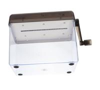 Gatuida Déchiqueteuse Manuelle de Bureau Compacte Destructeur Portable Résistant pour Documents Accessoire Polyvalent pour Maison École et Bureau Déchiquetage Facile sans Électricité