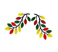 Gatuida Décoration Murale Forme Branche Arbre Ornement Art Murale Feuillage Métallique pour Salon Chambre et Extérieur Suspendu Créatif et Réaliste Style Moderne et Élégant