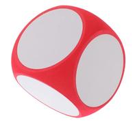 Gatuida Dés Effaçables à Sec Grands Mousse Portable pour Jeux et Éducation Cube Vide Réutilisable DIY pour Activités Pédagogiques et Loisirs