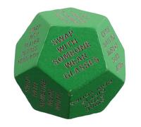 Gatuida Dice De Game De Part Dés De Jeu De Société Dés pour Jouer Petits Dés Accessoires De Jeux Dés Décoratifs Dés De Jeu De Fête Dés De Dés Robuste Dés pour Le Jeu Vert en Bois