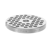 Gatuida Disque Acier Inoxydable pour Hachoir à Viande Types Plaque de Coupe Ronde Précision pour Hachage Uniforme Viande Saucisse Facile à Nettoyer et Installer Équipement Hacher Manuel