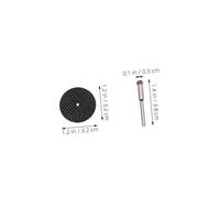 Gatuida Disque de Découpe Résine Double Maille Lot avec Tige Disque Abrasif pour Carrelage et Pierre Haute Efficacité de Coupe et Gestion Thermique Optimisée