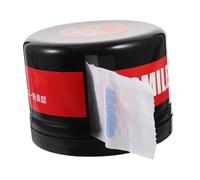 Gatuida Distributeur de Bandes de Cou pour Barbier en Plastique Noir Boîte à Rouleau de Papier Blanche Format Compact pour Salon de Coiffure Accessoire Professionnel pour Soins