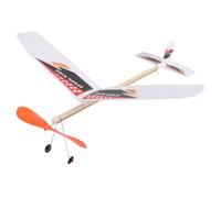 Gatuida DIY Handcrafted Rubber Band Powered Glider Model Educational Indoor and Outdoor Toy for Creative Single Wing Airplane for Birthday Party Favors