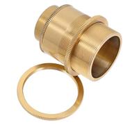 Gatuida Douille E27 en Aluminium Or pour Lampe Décorative Double Anneau, Support de Lampe Classique pour Accessoires DIY et Bureau