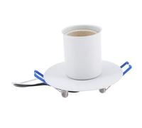 Gatuida Douille Encastrée E27 Céramique 7x7x7cm Support Card pour Rénovation Éclairage Industriel Bureaux Cafés Restaurants