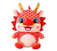 Gatuida Dragon Mascotte Peluche Douce Décoration Nouvel an Chinois Cadeau Adorable pour Famille