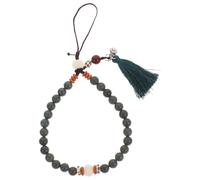 Gatuida Dragonne de Téléphone Vintage Ethnique en Agate Naturelle Chaîne Téléphonique Rétro Verte Ombragée Cordon Anti-Perte pour Poignet Accessoire Sécurisé et Décoratif pour