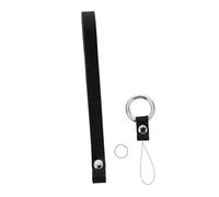 Gatuida Dragonne Poignet avec Anneau Pratique pour Téléphone Portable et Appareil Photo Bracelet Poignet et Facile à Installer Compatible Accessoires Légers Noir