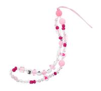 Gatuida Dragonne Téléphone Portable Perles Acryliques Créative Anti-perte avec Fixation pour Téléphone Lanière Fantaisie Star et Œil Cadeau pour Femmes et Étudiants