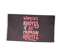 Gatuida Drapeau Femmes Droits Humains Rouge pour Décoration Extérieure et Fête Bannière Droit Avortement Léger et Portable pour Jardin et Manifestation