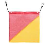 Gatuida Drapeaux de sécurité réfléchissants, panneau | Drapeau de signalisation haute visibilité pour plateau de camion avec crochet de suspension, résistant aux intempéries,