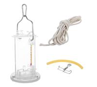 Gatuida Échantillonneur D’eau Vertical 0,5 L en Acrylique et Fer avec | Opération Main, Structure Étanche Antiéclaboussures, Collecte D’échantillons, pour Sites Éloignés